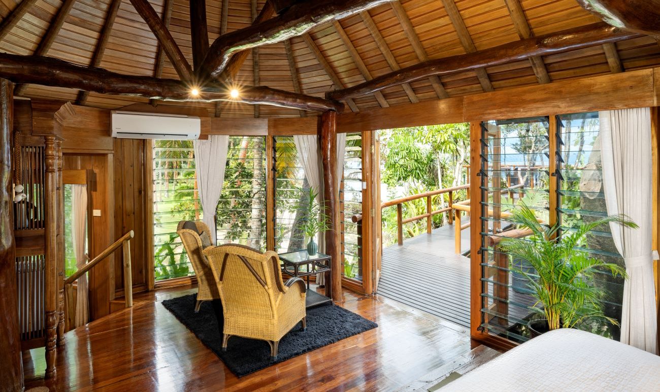 Ocean Plunge Pool Bure Bedroom with Ocean View Namale Fiji