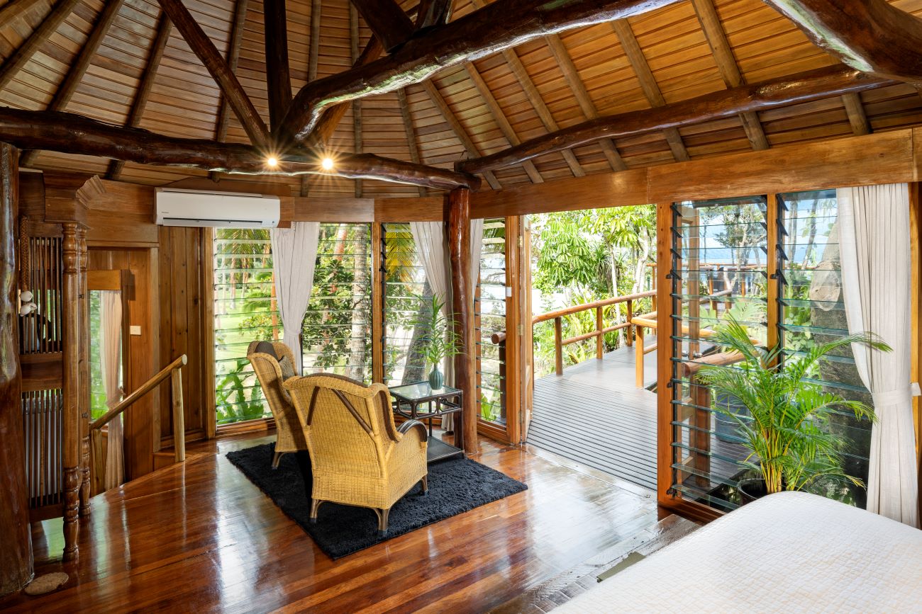 Ocean Plunge Pool Bure Bedroom with Ocean View Namale Fiji