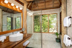 Ocean Plunge Pool Bure Shower at Namale Fiji