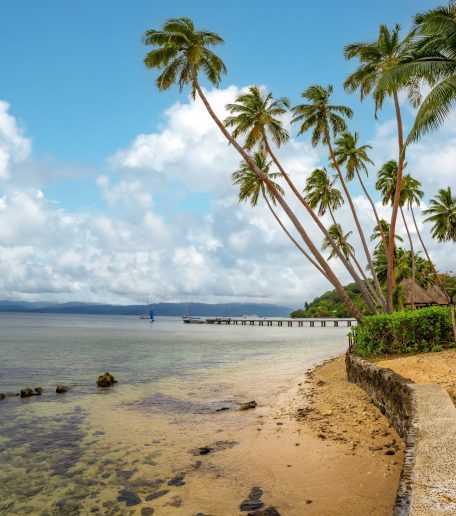 Beautiful coastal view of Savusavu Coast
